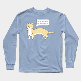 Weasel Crazy Dance Long Sleeve T-Shirt